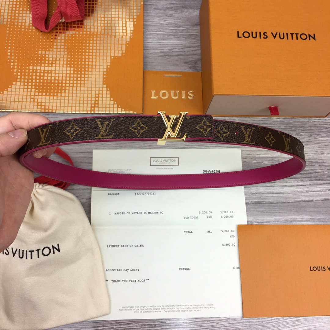 LV Women Iconic 20MM Reversible Belt M0527V